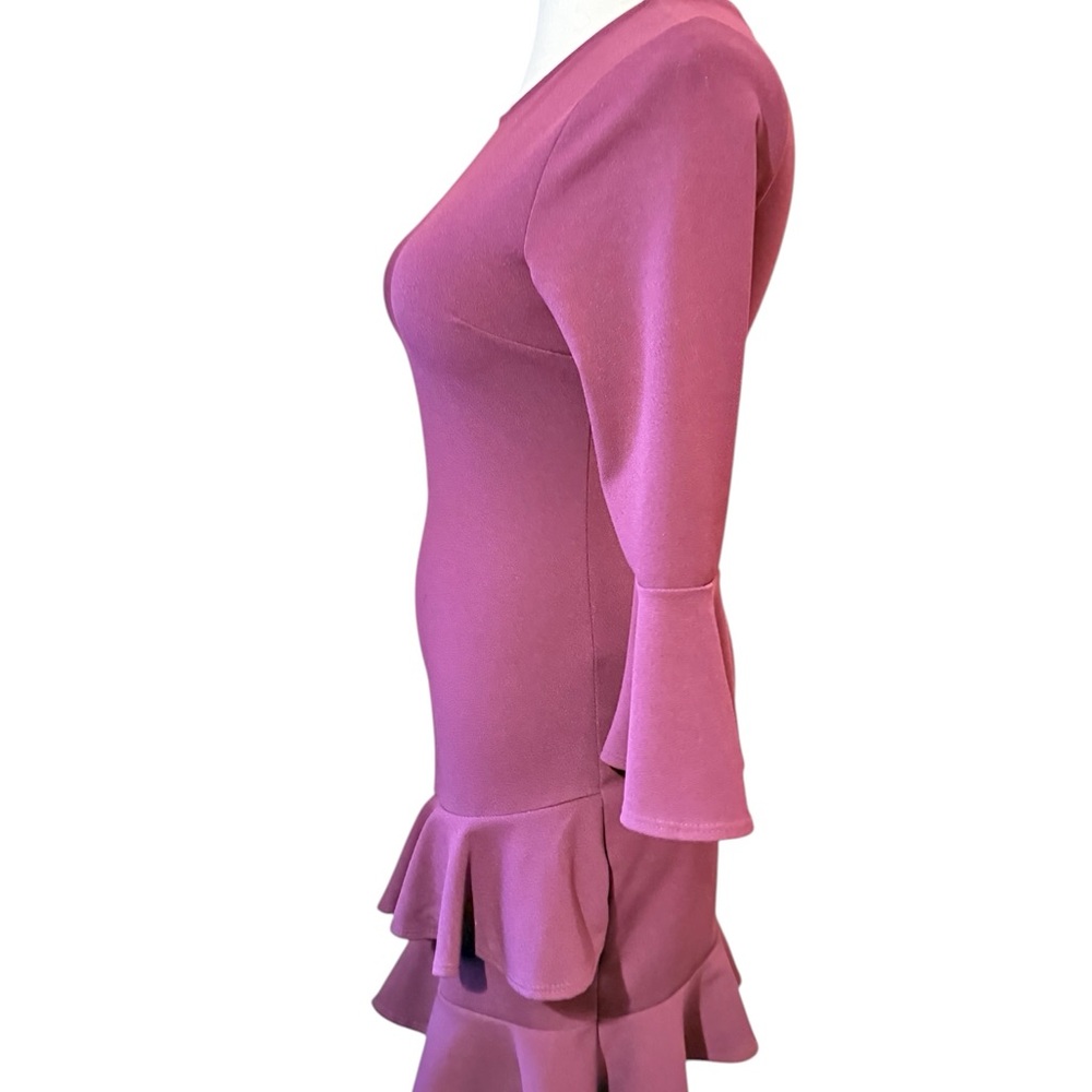 Lulus Plum Ruffle Dress - Picture 5 of 8